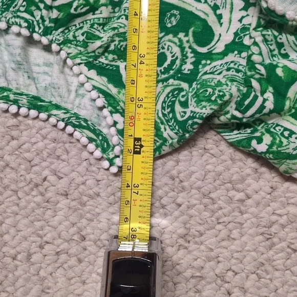 crown & ivy White and Green Paisley Shift Dress - Picture 5 of 6